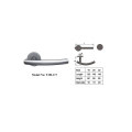 Classic Stainless Steel Tube Door Lever Handle Sets