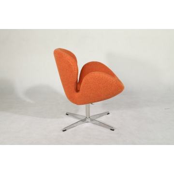 classic furniture swan chair in woolen fabric