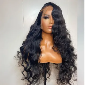 Cheap Raw Brazilian Body Wave Virgin Human Hair Hd Full Lace Front Wig Transparent Lace Frontal Wig Human Hair For Black Women