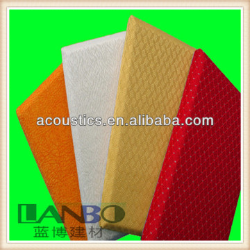 Fabric acoustic panel for auditorium