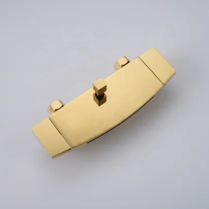 Gold Wall-Mounted Waterfall Bathtub Faucet