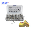 100pcs/lot Set Kit 5x20mm Fuse Assorted Kits DIY Quick Blow Glass Tube Fast-blow Glass Fuses 0.5A 1A 2A 3A 5A 8A 10A 15A 20A 30A