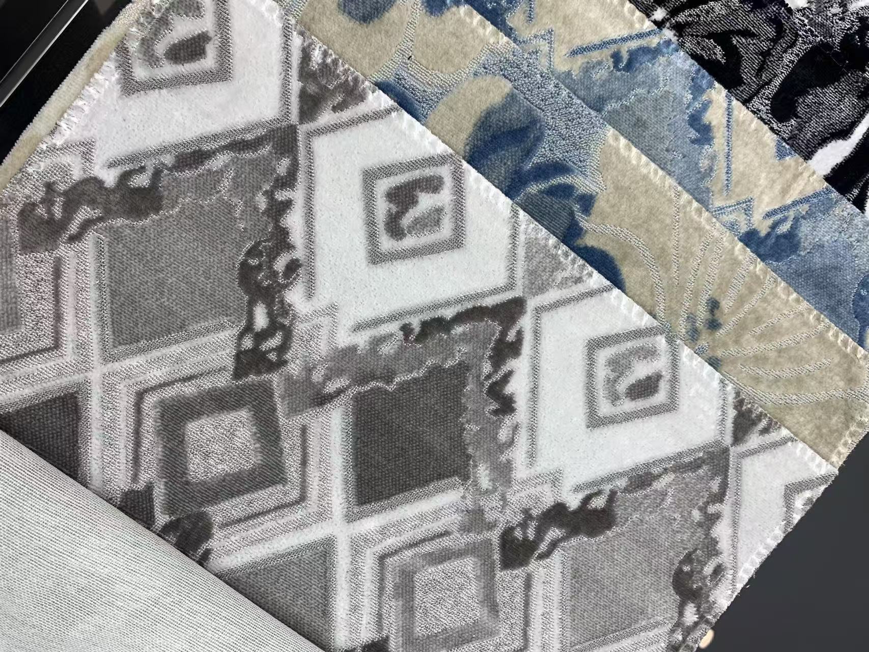 Cut Pile Velvet Upholstery Fabric