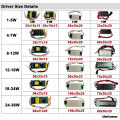 2/10pcs LED Driver 300mA 280mA 3W 4W 5W For LEDs Power Supply Unit AC90-265V Lighting Transformers For LED Power Lights DIY