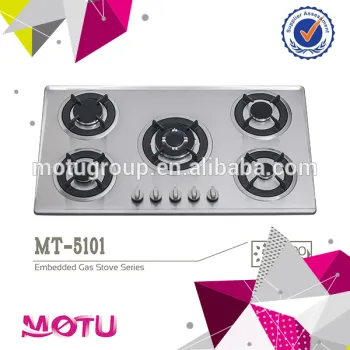 Asia 5 burner cooking gas stove