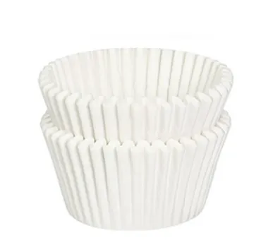 2023 Yiwu Futian Market Bulk White Grease-Proof Baking Cups Supplier