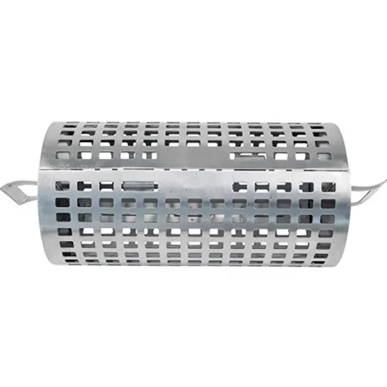 Stainless Steel Rotisserie Grill Roaster for Coffee Beans, Peanuts, and BBQ