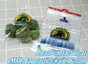 Fruit & vegetable bag, stapled bags, wicket bags, wicketed bags, wicketed food bags, LDPE Wicket Bread Packaging Bag, DELI