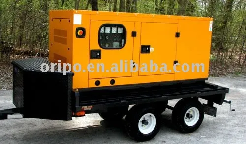 trailer diesel generator with worldwide maintain service