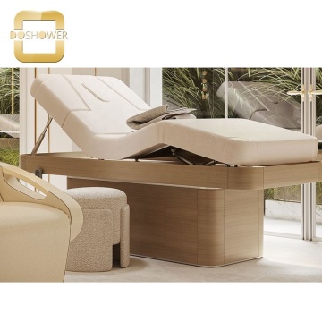 Electric Spa Massage Therapy Bed with Heating Treatment and 180 Degree Flat Reset Function