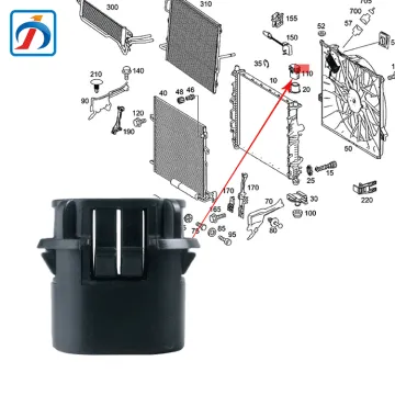 Radiator Top Mount 0995040002 - Upper Bracket for W166 W251 Car Models