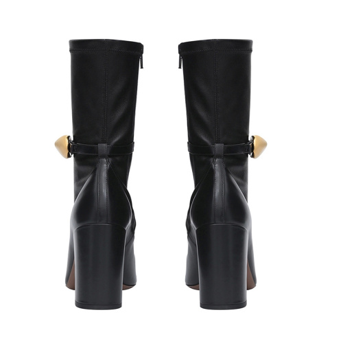 Stylish Chunky Heel Ankle Boots for Women