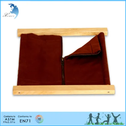 Montessori practical life dress materials eco-friendly montessori materials