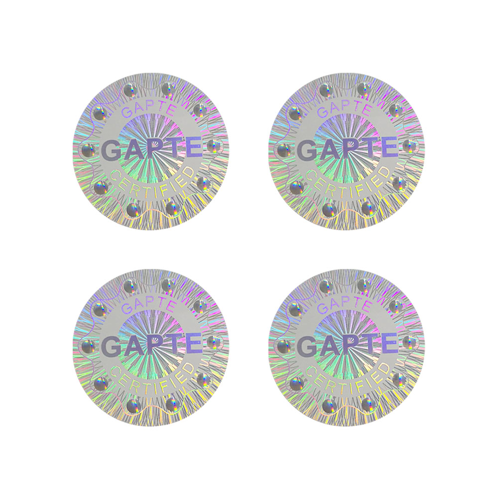 Color QR code hologram laser label