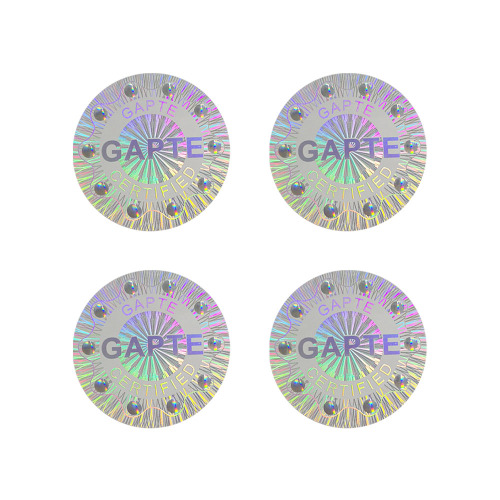 Color QR code hologram laser label