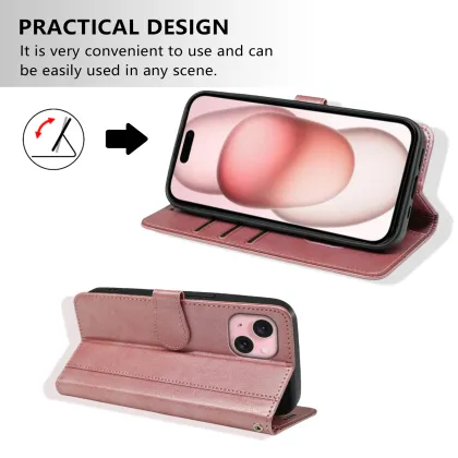 Leather Mobile Back Cover Magnetic Folio Flip Case for Honor Phones