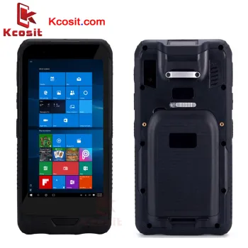 2019 original PDA Windows Barcode Scanner Mobile Tablet Mini PC 6" 4GB RAM USB IP67 Rugged Waterproof GPS 2D Scanner Android