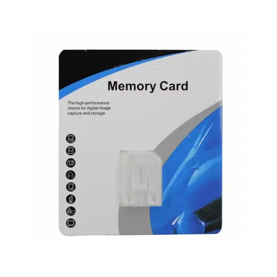 Fast Shipping TF Cards Memory Cards with Paper Blister Packing in Mini PP Box/Case