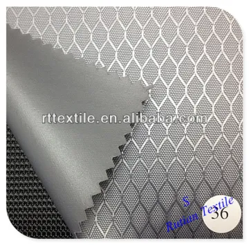 Polyester big diamond jacquard 840D TPE fabric oxford