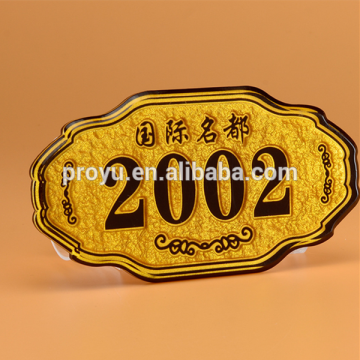 Apartment Room Hotel Door Numbers Custom Door Plate