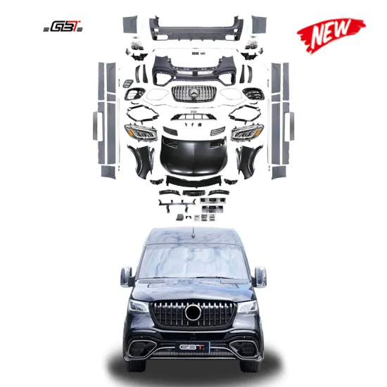 GBT 2024 Sprinter W906 to W907 Conversion Kit for 2007-2017 Mercedes-Benz W906 Model Bumper and Headlight Parts