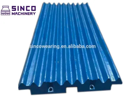 High Manganese Metso SHANBAO Jaw Plate -- Casting Steel Jaw Crusher spare Parts