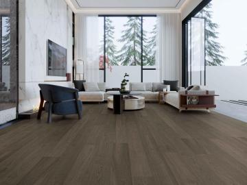 Long Wide Plank Multilayer Structure Oak Floors Chemical Treatment Engineered Wood Flooring