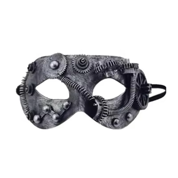Custom Cyborg Steampunk Retro Mask for Halloween, Cosplay, Carnival, and Mardi Gras