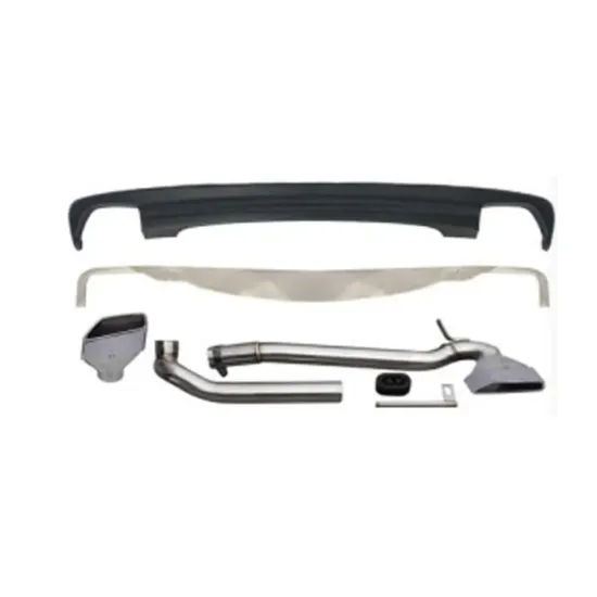 Available Now: G30 530 Look Car Auto Parts Rear Diffuser with Square Exhaust Tips for BMW F10/F18