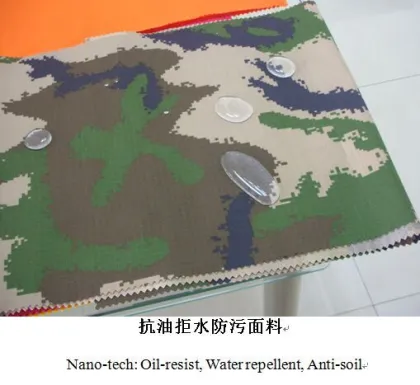 Water Repellent Nano-tech Tri-proof Fabric