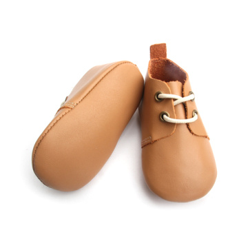 Mode aus echtem Leder ausgefallene Baby-Oxford-Schuhe