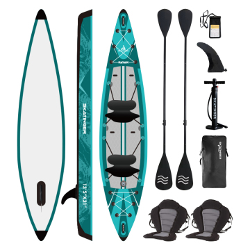 2-Person Inflatable Folding Kayak with Fishing Features and OEM Repair Service