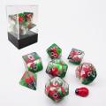 Bescon Red Louderbug RPG Dice Set из 7, новинка божьей коровки многогранны набор игр