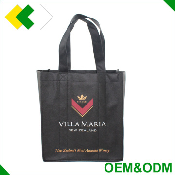 216 high quality non woven wine bag promotion competitive wholesale six bottle wine bag