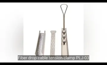 Durable 201 Stainless Steel Wire Rope Tension Clamp for Optical Fiber