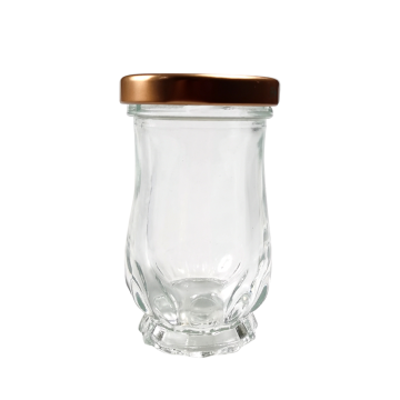 Glass honey storage jars bird's nest bottle