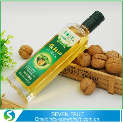 Food Grade Natural Cold Pressed edible Walnut Oil for Cooking