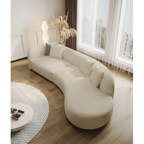 Диван-кровать в форме луны в стиле Instagram