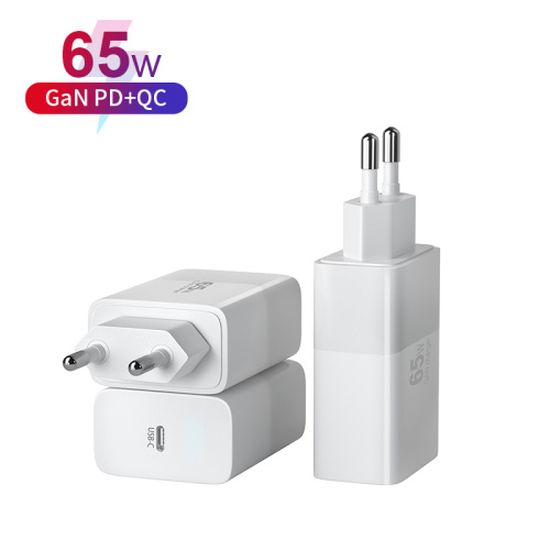 대부분의 판매 제품 65W GAN USB 벽 충전기