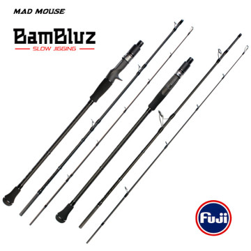 Madmouse Bambluz 3 Τμήμα Slow Jig Rod 1.91m με ανταλλακτικά Fuji για χύτευση &amp; spinning
