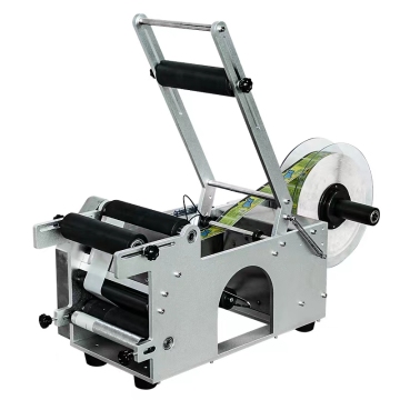 MT50 semi-auto e etichettatura della bottiglia manuale rotonda
