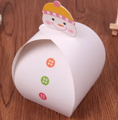 Unique design white chocolate paper box