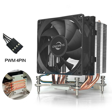 S4-90 4 Heatpipe Intel için CPU Soğutucu 1155/1700/1366