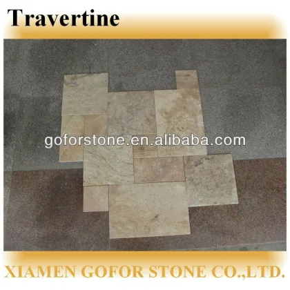 Popular versailles pattern travertine tile