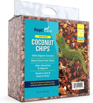 72 Qt. 68 L 18 Gal Premium Coconut Reptile Substrate Coco Chips: The Ultimate Choice for Your Reptile's Comfort and Health
