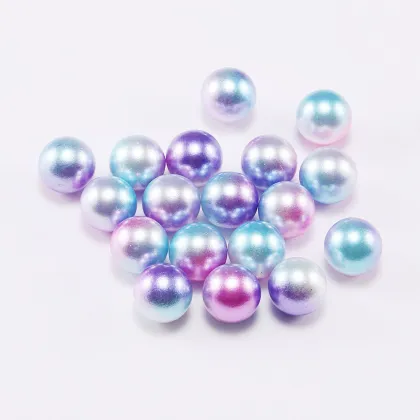 Colorful faux minecraft bulk pearl beads craft