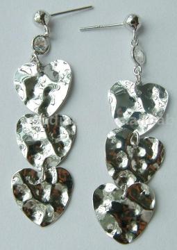 925steling silver earring with CZ setting