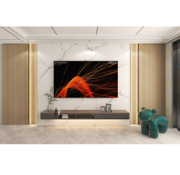Popular Living Room TV Background Wall Decorations: Marble Design WPC SPC Panels