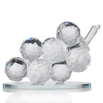 CA0001 Factory oem glass fruit crystal decorative glass fruits