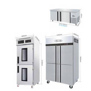 Customizable Bread Making Machine: 64/128 Tray Proofer & Refrigerated Trolley Bread Freezer